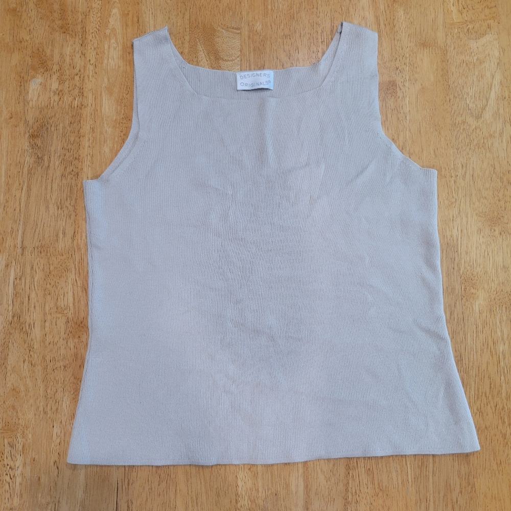 EUC Designers Originals nude sleeveless tank top Shirt